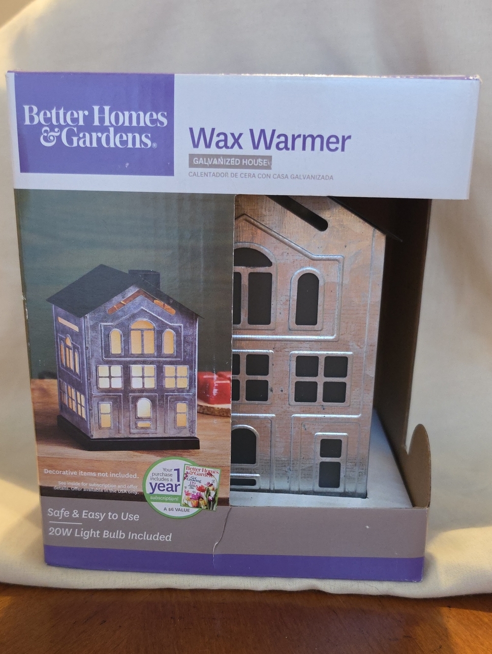 Better Homes And Gardens  Silver Elephant Wax Warmer New